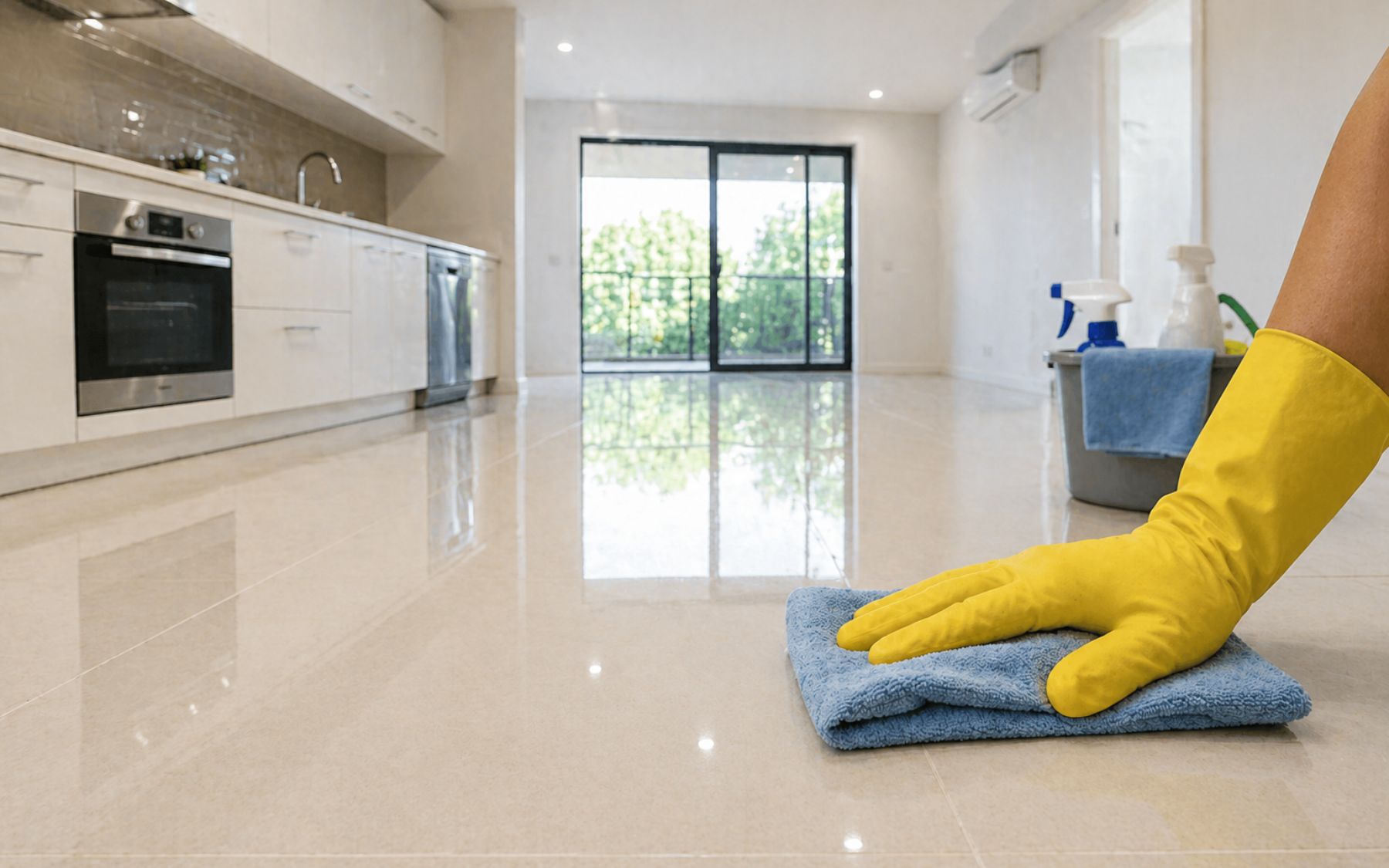 End of lease carpet cleaning service preparing property for rental inspection